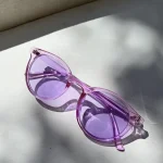 عینک آفتابی زنانه مدل گرد 189 - تصویر 2