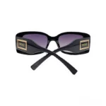 عینک آفتابی مارک ورساچ مدل مستطیلی مشکی - تصویر 11