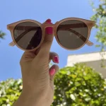عینک آفتابی زنانه مدل گرد 13 - تصویر 2
